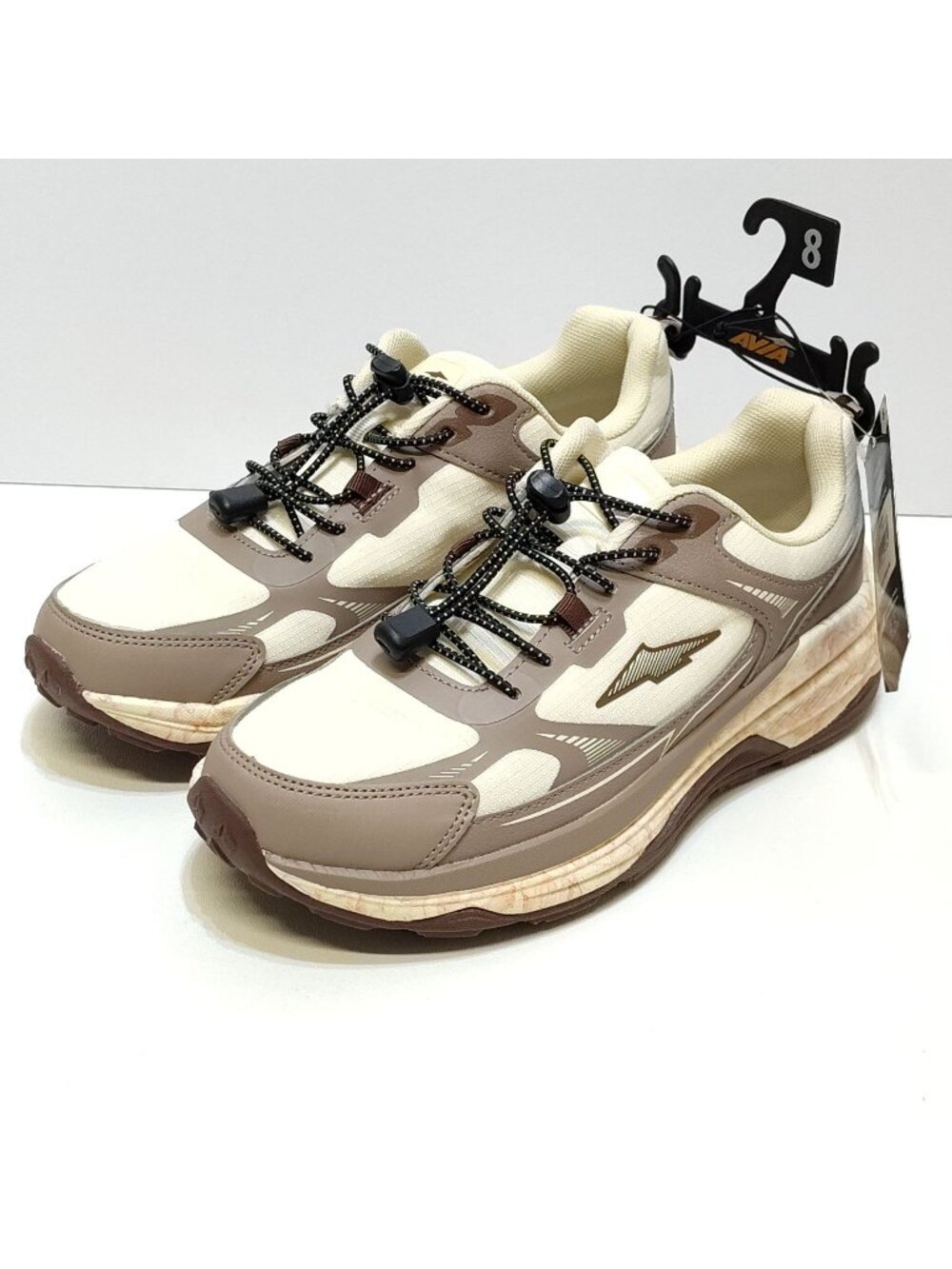 Avia Athletic Hiker Sneaker US 8 Memory Foam Insole EVA Midsole Bungee Laces NWT